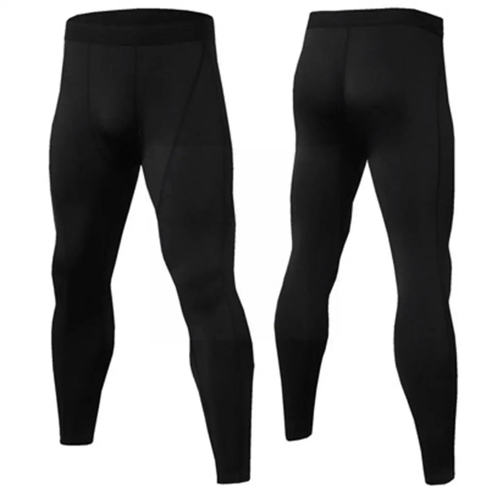 GloFit Men’s Compression Pants Athletic Tight, Leggings Base Layer Bottoms for Exercise