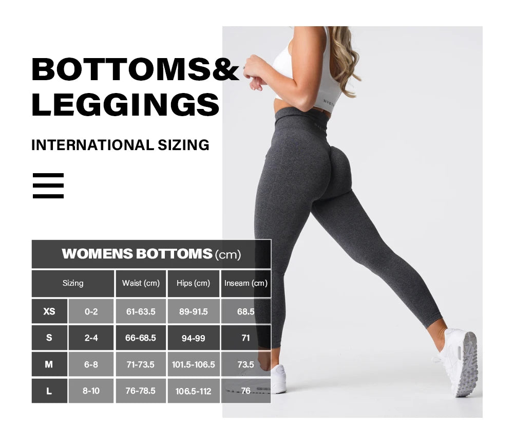 NVGTN Seamless Leggings Spandex Woman Fitness Elastic Breathable Hip-lifting Gym Leggings