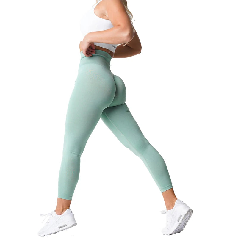 NVGTN Seamless Leggings Spandex Woman Fitness Elastic Breathable Hip-lifting Gym Leggings